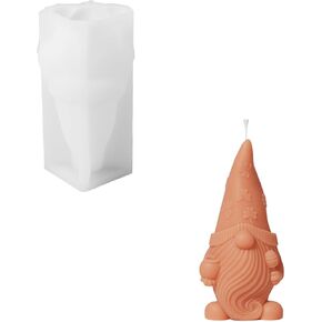 Boowan Nicole Christmas Spirit Candle Molds for Casting Silicone Mold for Candle Making for DIY (LZ0599)