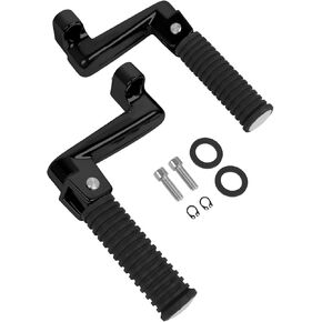 CHIFUN Motorcycle Footpeg Foldable Rear Passenger Foot Pegs Replacement for Indian Chief Vintage Dark Horse Chieftain Classic Roadmaster 2015-2018 Non-slip Foot Rest with Mount Bracket Accessories