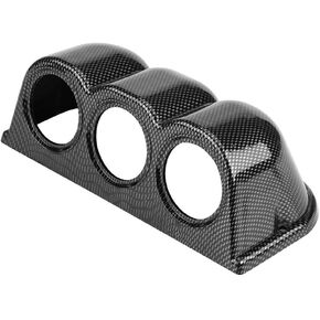Gauge Pillar Pod, Car Universal 52mm Triple 3 Hole Mount Holder Dash Gauge Pillar Pod Cluster