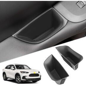 2Pcs for 2024 2025 Honda HRV Accessories Door Grab Handle Pocket for 2023 2024 2025 Honda HR-V (LX/Sport/EX-L) Side Door Grab Handle Pocket 2024 2025 HRV Key Holder ABS Tray Insert Glove Pallet