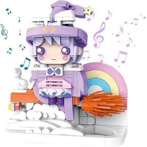Oichy Music Box Building Toys for Girls and Boys, DIY Music Box Kit, Fairy Tale Collection Model Building Kits Educational Toys Birthday Gift for Adults Kids Ages 8+(339 PCS)
