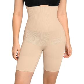 FeelinGirl High Waisted Body Shaper Shorts Shapewear for Women Tummy Control Steel Bone Body Shaper Panties