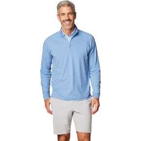 johnnie-O Steffen Striped Performance 1/4 Zip Pullover