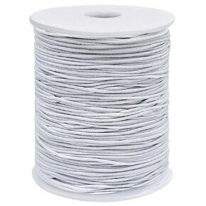 Colorful Elastic String, Total 100M, 1MM Stretchy Bracelet String Bead Cord for Bracelets, Sewing, Necklace, Jewelry Making and Crafts.