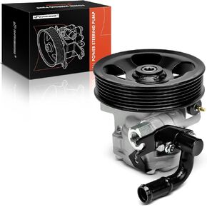 A-Premium Power Steering Pump, with Pulley, Compatible with Kia Sorento 2007 2008 2009, 3.3L 3.8L, Replace # 571003E200, 571003E201