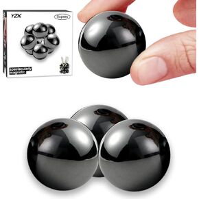 YZK 33mm Magnetic Balls 8pcs, Fidget Toys for Adults and Magnet Desk Toys for Office, Stress Relief Gift for Birthday, Large Magnetic Fidget Toys Set