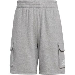 adidas Cargo Fleece Shorts Kids', Grey, Size S