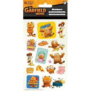 The Garfield Movie Standard Stickers - 4 Sheet