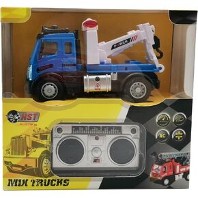 Mini RC Tow Truck for Kids -1:64 Scale Four-Way Remote Control Toy Truck RC Tow Truck Truck, Toy Truck 2.4GHz Remote Controls