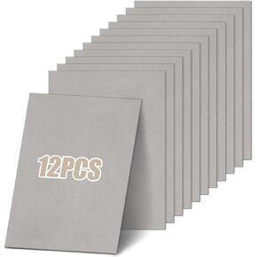 11 x 8.3 Inch Book Board, 0.08''Thick Binders Board Chipboard, Chipboard Sheets Designer Bookboard Bookbinding Supplies for Book Binding Cover, Scrapbooking, Backing Picture Frames 12 Pcs