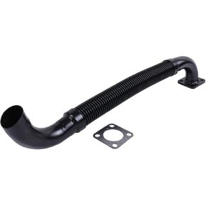 DVPARTS Exhaust Muffler Pipe W/Gasket 6569624 4157919 6514737 Compatible with Bobcat Skid Steer Loader 645 643 743 1600