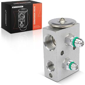 A-Premium A/C Expansion Valve Compatible with Kenworth C500 2007-2011, T270 2008-2012, T300 2007-2008, T370 2008-2012, T400 2010-2012, T600A 2007, T660 2008-2012, T700 2011-2012, W900 2007-2012