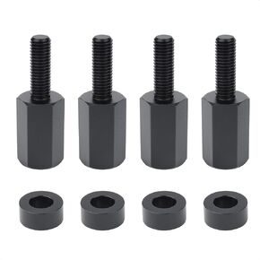 Black Maverick X3 Seat Riser, Maverick X3 Seat Lift Kit Compatible with Can-Am Maverick X3 All Years (4PCS)