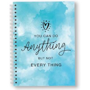 You Can Do Anything..., Funny Blank Spiral Notebook, Office Gift For Employee Friends, Funny Office Work Team Notebook