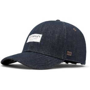melin A-Game Brick Thermal, Dark Denim, Men's Performance Snapback Hat for Cold Weather, Water-Resistant Fitted Baseball Caps for Men & Women, Golf, Running, or Workout Hat, Medium-Large