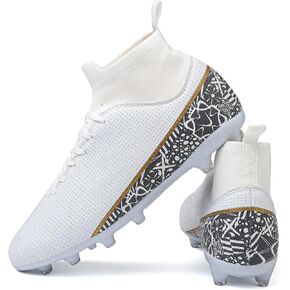 ASoftLand Soccer Cleats Mens Women Soccer Shoes for Big Boy AG/TF