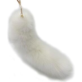 Therian tail Fluffy Fox Tail Fur Fox Tail Keychain furry tail Costume Cosplay Accessorie Furry Wolf Tail Handbag