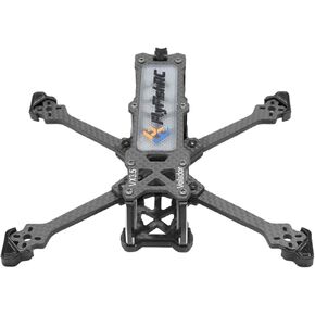 Volador VX3.5 T700 Carbon Fiber 3.5″ 3.5 Inch HD O3 Air Unit Squashed X FPV Racing Drone Quadcopter Frame Kit RC DIY Parts w/TPU Accessories Black