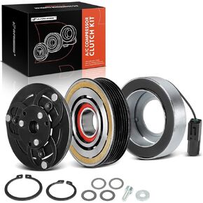 A-Premium Air Conditioner AC Compressor Clutch Kit Compatible with Toyota Yaris 2019-2020, Yaris iA 2017-2018 & Mazda CX-3 CX3 2016-2022 & Scion iA 2016