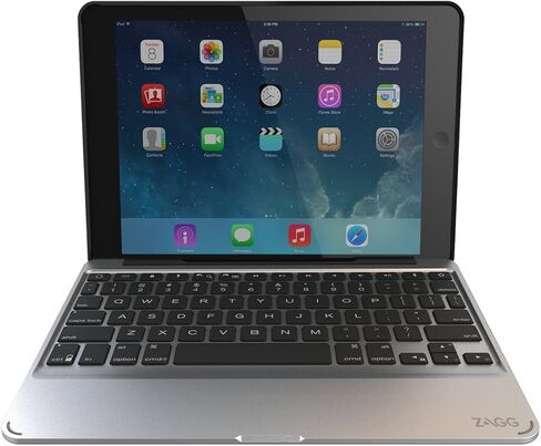 زاج حافظة زاج Slim Book رفيعة للغاية ، مفصلية مع لوحة مفاتيح بلوتوث قابلة للفصل لجهاز iPad mini 4 - أسود in Kuwait