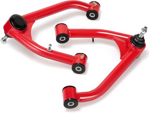 Front Upper Control Arms for 2007-2018 Chevy Silverado 1500, 2-4" Lift Adjustable Control Arm with Ball Joint, AUSUM MOTOR Suspension Control Arm Kit OEM Replacement (2PCS) Red in Saudi Arabia