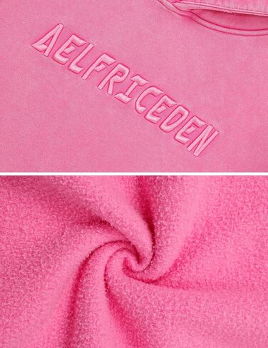 Aelfric Eden Mens Hoodies Oversized Vintage Acid Wash Hoodie Heavyweight Cotton Fleece Hoodies Hooded Sweatshirt Streetwear in Saudi Arabia