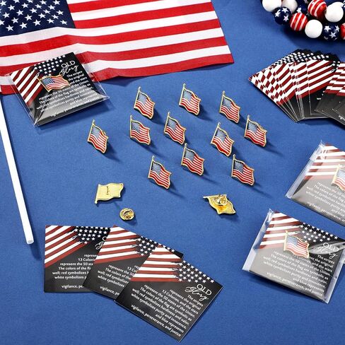 30 Sets Veterans Day Gifts 30 American Flag Pins Military Veterans Label Pins Bulk 30 Patriotic Themed Cards and 30 Bags USA Souvenirs for Veterans Day Party Supplies in Saudi Arabia