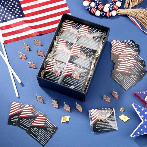 30 Sets Veterans Day Gifts 30 American Flag Pins Military Veterans Label Pins Bulk 30 Patriotic Themed Cards and 30 Bags USA Souvenirs for Veterans Day Party Supplies in Saudi Arabia