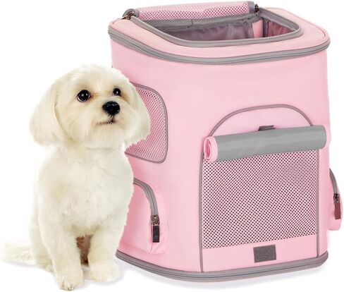 بتس فيت حقيبة ظهر للكلاب للقطط والكلاب والخنزير الغيني والارانب، شنطة متينة ومريحة للحيوانات الاليفة in Kuwait