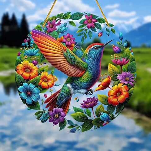yafuidil Acrylic Stained Hanging - 1Pcs Cyan Dragon Theme Stained Window Hanging Acrylic Window Hanging for Indoor Outdoor Decor, Garden Decoration or Housewarming Gift in Saudi Arabia