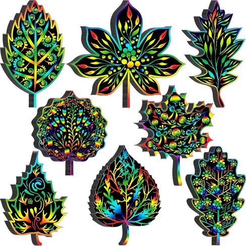 Hollowfly 80 Pcs Turkey Scratch Cards for Boys Girls Colorful Thanksgiving Party Supplies Fall DIY Crafts for Classroom Thanksgiving Harvest Party Art Project Activity in Kuwait