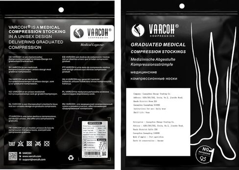 جوارب ضغط VARCOH للنساء، سراويل ضيقة ضاغطة للنساء، جوارب ضغط طبية مناسبة لجلطات الأوردة العميقة، والحمل، والدوالي، وجبائر الساق المريحة، والوذمة in Kuwait