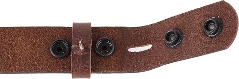 F&L CLASSIC Belt for Buckles 100% Full Grain One Piece Leather Belt, w/Snaps for Interchangeable Buckles,1.25" wide, in Saudi Arabia