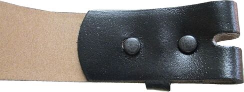 F&L CLASSIC Belt for Buckles 100% Full Grain One Piece Leather Belt, w/Snaps for Interchangeable Buckles,1.25" wide, in Saudi Arabia