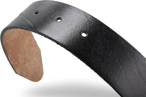 F&L CLASSIC Belt for Buckles 100% Full Grain One Piece Leather Belt, w/Snaps for Interchangeable Buckles,1.25" wide, in Saudi Arabia