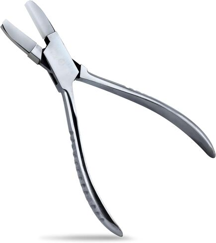 Flat Nose Stainless Steel Pliers Eyeglasses Repairing Pliers Mini Jewelry Pliers for Beading Jewelry Making Wire Plier Jewelry Making Supplies Optical Hand Tool Wire Wrapping DIY Craft in Kuwait