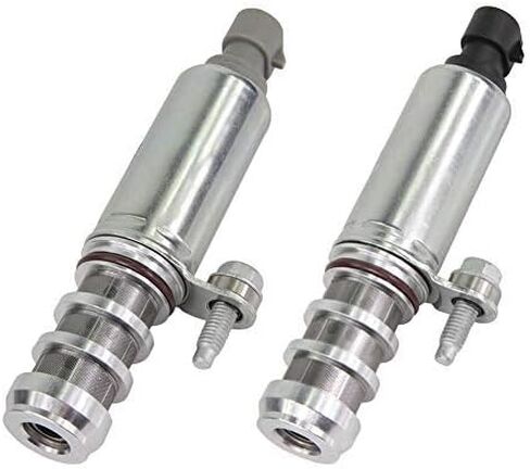 ZBN 12655421 12655420 مدخل عمود الحدبات والعادم، محرك الملف اللولبي للتحكم في زيت VVT مجموعة صمامات (2 قطعة) متوافقة مع Chevy Cobalt HHR Malibu Equinox GMC Terrain Pontiac Saturn in Kuwait