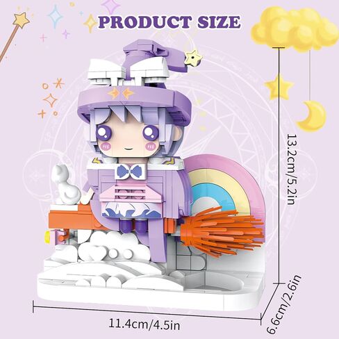 Oichy Music Box Building Toys for Girls and Boys, DIY Music Box Kit, Fairy Tale Collection Model Building Kits Educational Toys Birthday Gift for Adults Kids Ages 8+(339 PCS) in Saudi Arabia