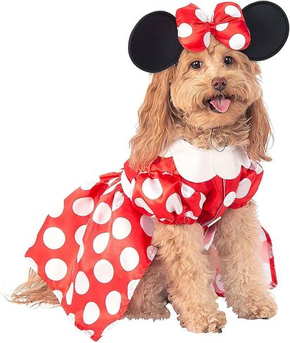 Rubie's Disney: Mickey & Friends Pet Costume, Minnie Mouse, Medium (200164_M) in Saudi Arabia