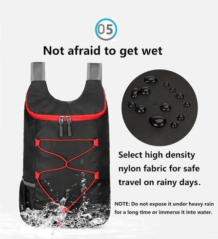 levayhill 16L Hiking Daypack, Water Resistant Lightweight Packable Backpack for Travel, Camping Outdoor Backpack Portable Folding Carry-on Bag,Blue in Kuwait