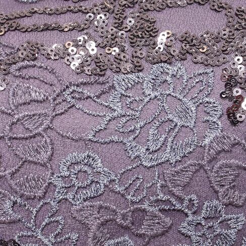 فستان Alex Evenings نسائي قصير بدون أكمام على شكل حرف A مع صدرية إمبراطورية مطرزة، فستان كوكتيل للمناسبات الخاصة in Kuwait