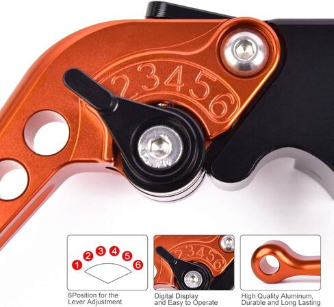 Adjustable Short Brake Clutch Levers for CBR600RR 2007-2019, CBR1000RR/FIREBLADE 2008-2016, CB1000R NeoSportCafe 2018-2019 Black in Kuwait