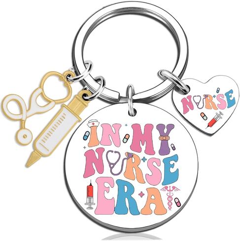 igvean Nurse Gifts Keychain Funny Gifts for Nurses Nurse Graduation Gift Birthday Christmas Appreciation Gifts for Nurses in Saudi Arabia
