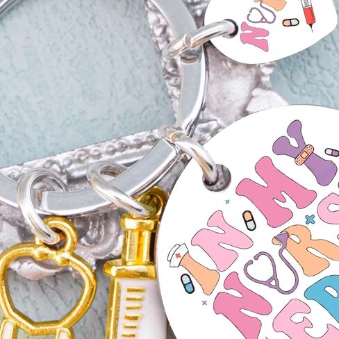 igvean Nurse Gifts Keychain Funny Gifts for Nurses Nurse Graduation Gift Birthday Christmas Appreciation Gifts for Nurses in Saudi Arabia