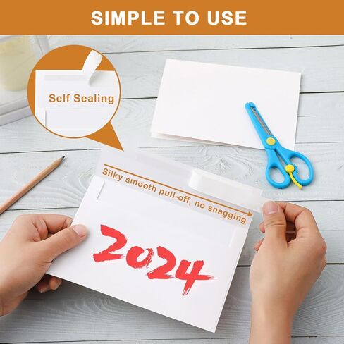10 Assorted Colors Blank Cards and Envelopes 4.25 x 5.5 Heavyweight Folded Cardstock and A2 Envelopes Self Seal 100 Packs for Invitations, Wedding, DIY Greeting Cards, Thank You Cards in Saudi Arabia