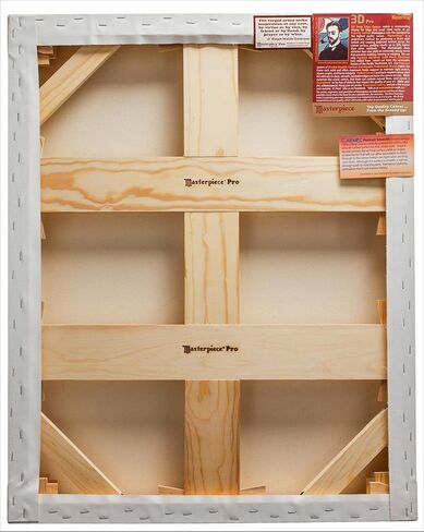 MASTERPIECE Z1DC-4268 3D Pro 2.5 بوصة صورة كارميل عميقة ناعمة 10.3 أونصة قماش قطني ممتد 42 بوصة × 68 بوصة أبيض in Kuwait