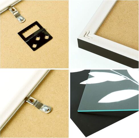 ArtbyHannah Gallery Wall Frame Set of 9 8x8 Square Picture Frame, Black Picture Frames Used as 8x8 Picture Frames Without Mat for Gallery Wall Mounting in Saudi Arabia