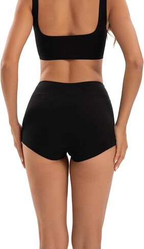 INNERSY Women's Cotton Boyshorts Underwear Soft Moisture Wicking Boxer Briefs 4-Pack in Kuwait