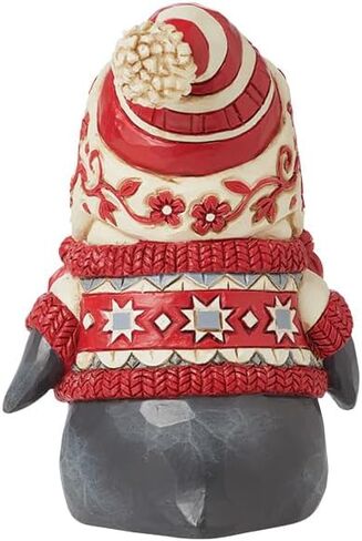 تمثال صغير من Enesco Jim Shore Heartwood Creek Nordic Noel Penguin in Sweater - تمثال صغير مصنوع يدويًا من الراتنج الحجري مصنوع يدويًا لديكور المنزل في عيد الميلاد، 4.02 بوصة in Saudi Arabia