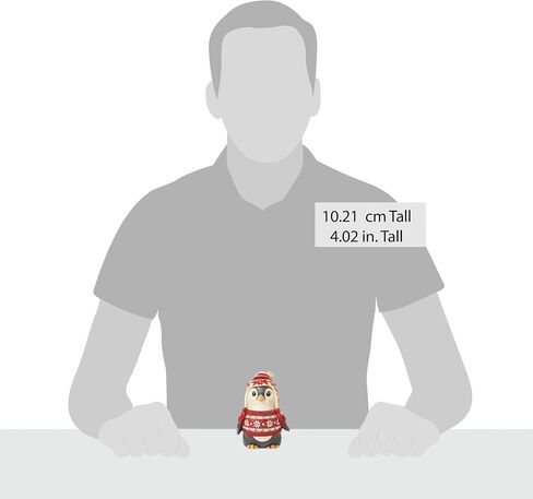 تمثال صغير من Enesco Jim Shore Heartwood Creek Nordic Noel Penguin in Sweater - تمثال صغير مصنوع يدويًا من الراتنج الحجري مصنوع يدويًا لديكور المنزل في عيد الميلاد، 4.02 بوصة in Saudi Arabia